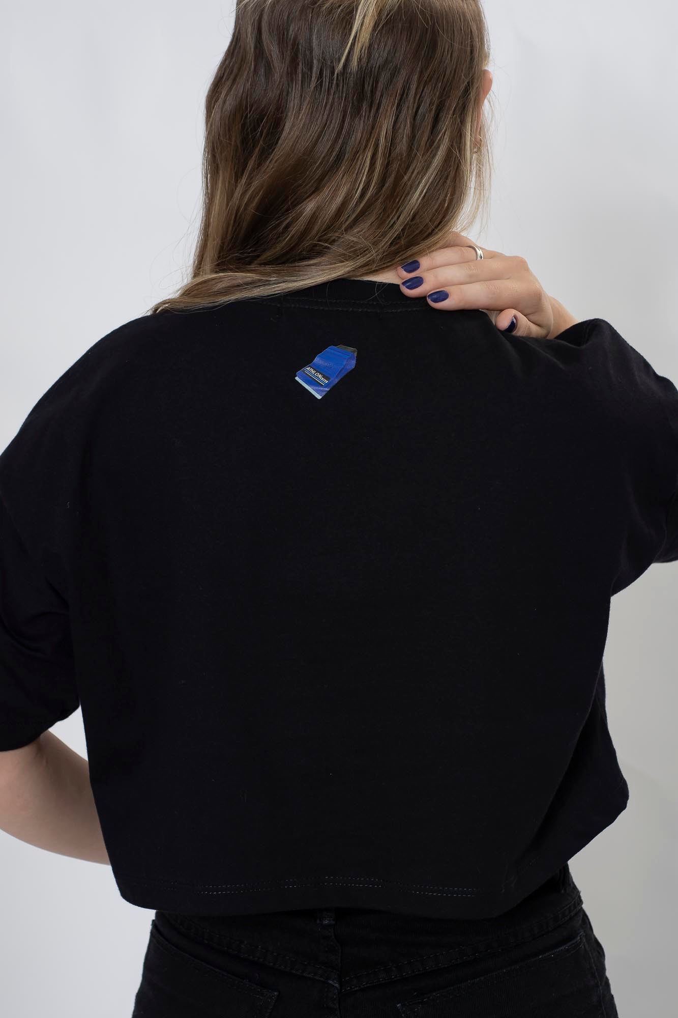 Cropped Oversize Speed Line