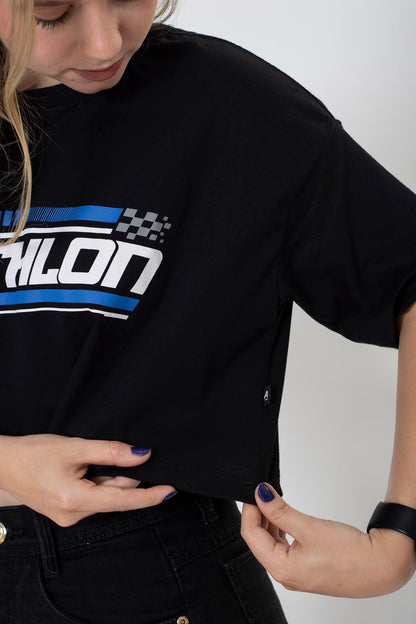 Cropped Oversize Speed Line